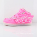 Wholesale wing pattern LED light up dance shoes for kids